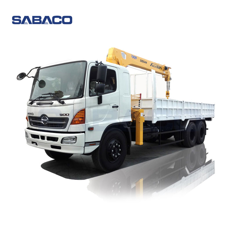 Xe tải gắn cẩu Soosan Hino
