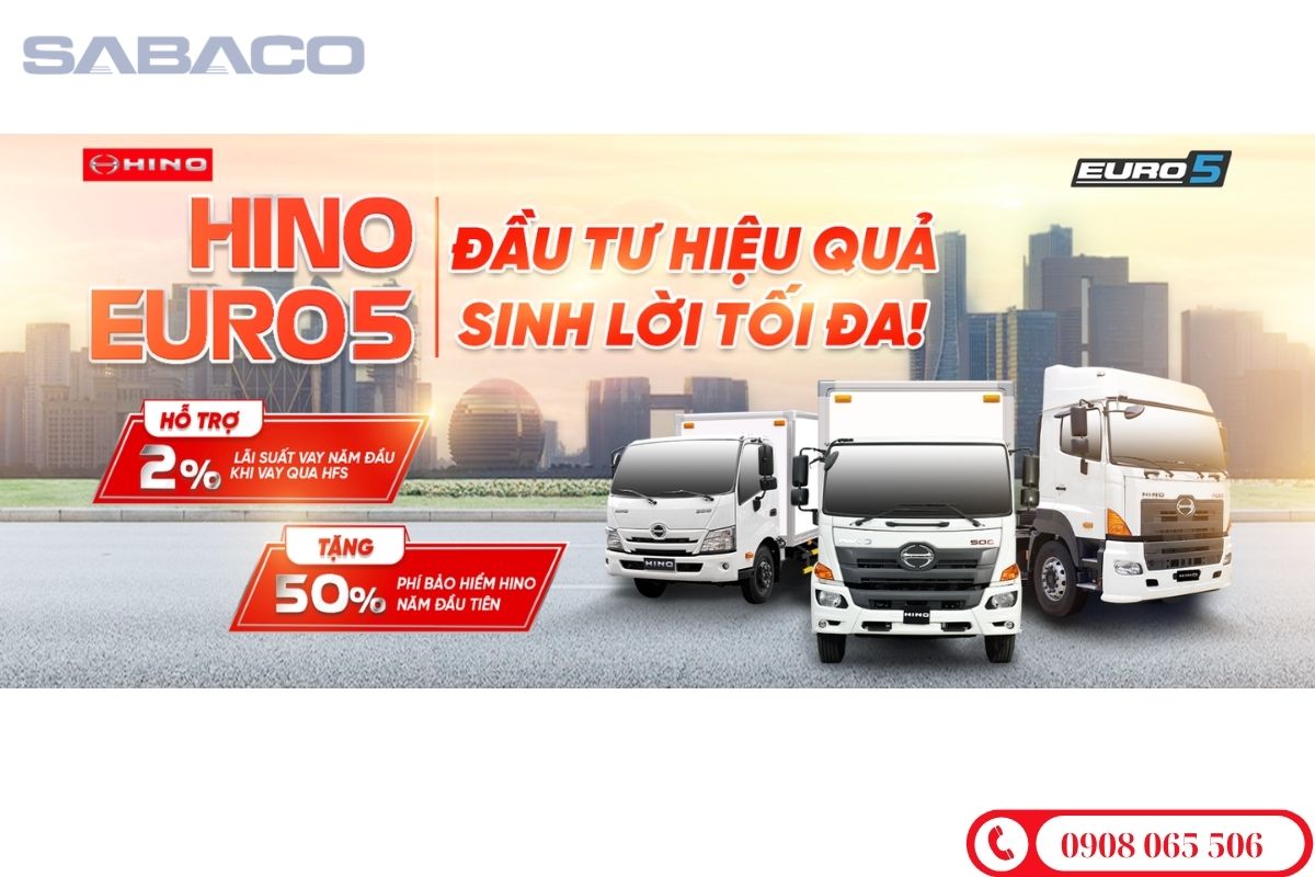 Lãi suất mua xe tải Hino