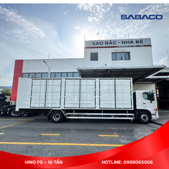 Xe FG Thùng Container – Giải Pháp Vận Chuyển An Toàn, Bền Bỉ Tại Hino Sabaco