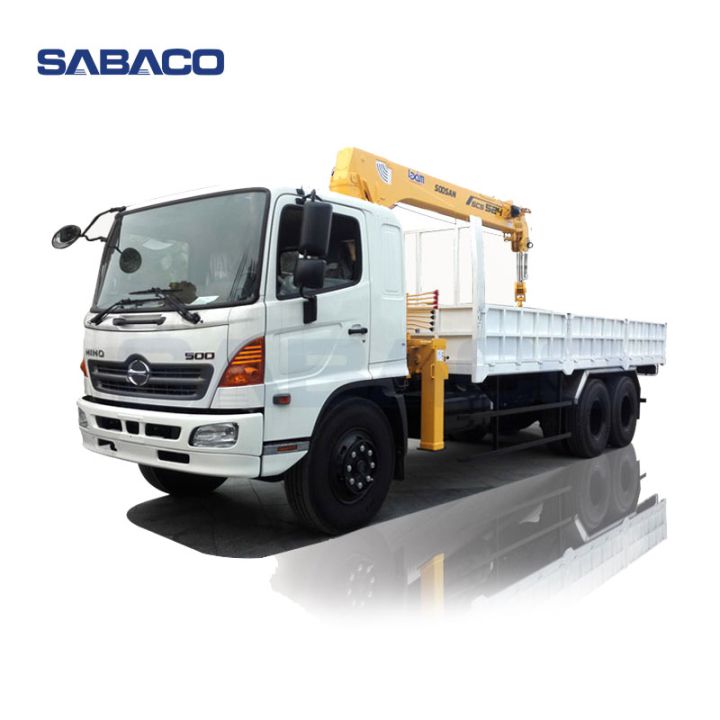 Xe tải gắn cẩu Soosan Hino