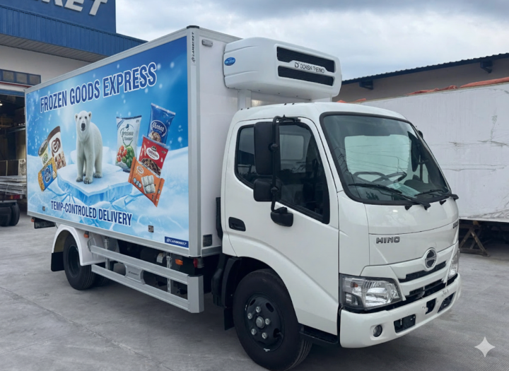 Hino chở hàng lạnh