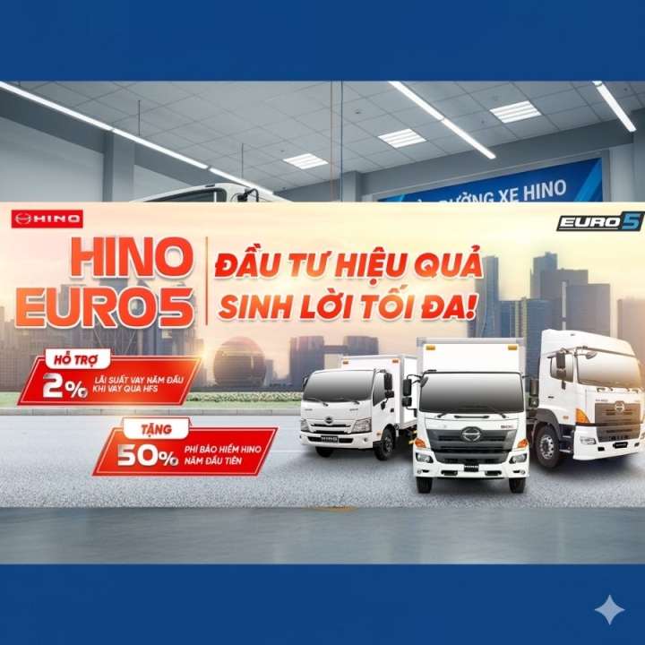 Lãi suất mua xe tải Hino